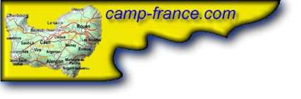 Map of Calvados